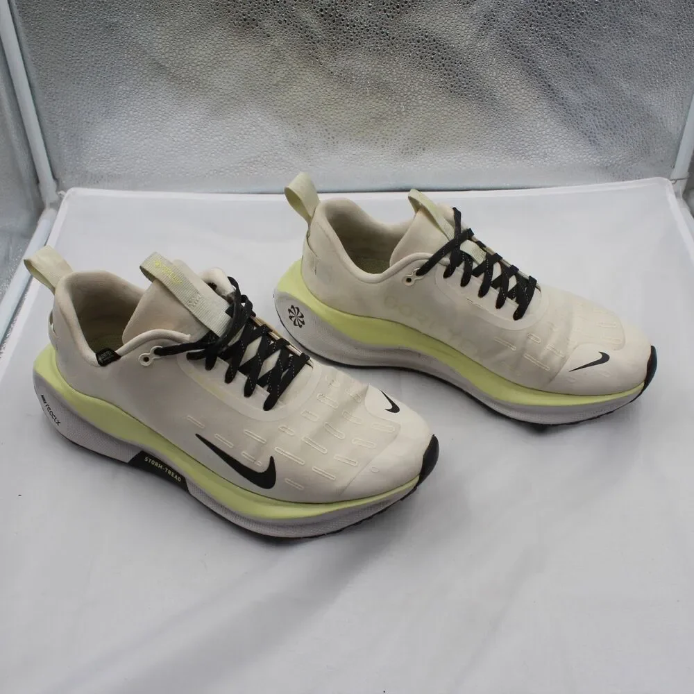 Nike ReactX Infinity Run 4 GORE-TEX Pale Ivory White Black Sz 9